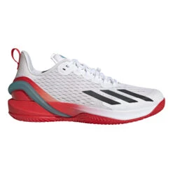 ADIDAS Adizero Cybersonic Scarpa Per Terra Rossa Uomini - Bianco, Arancione