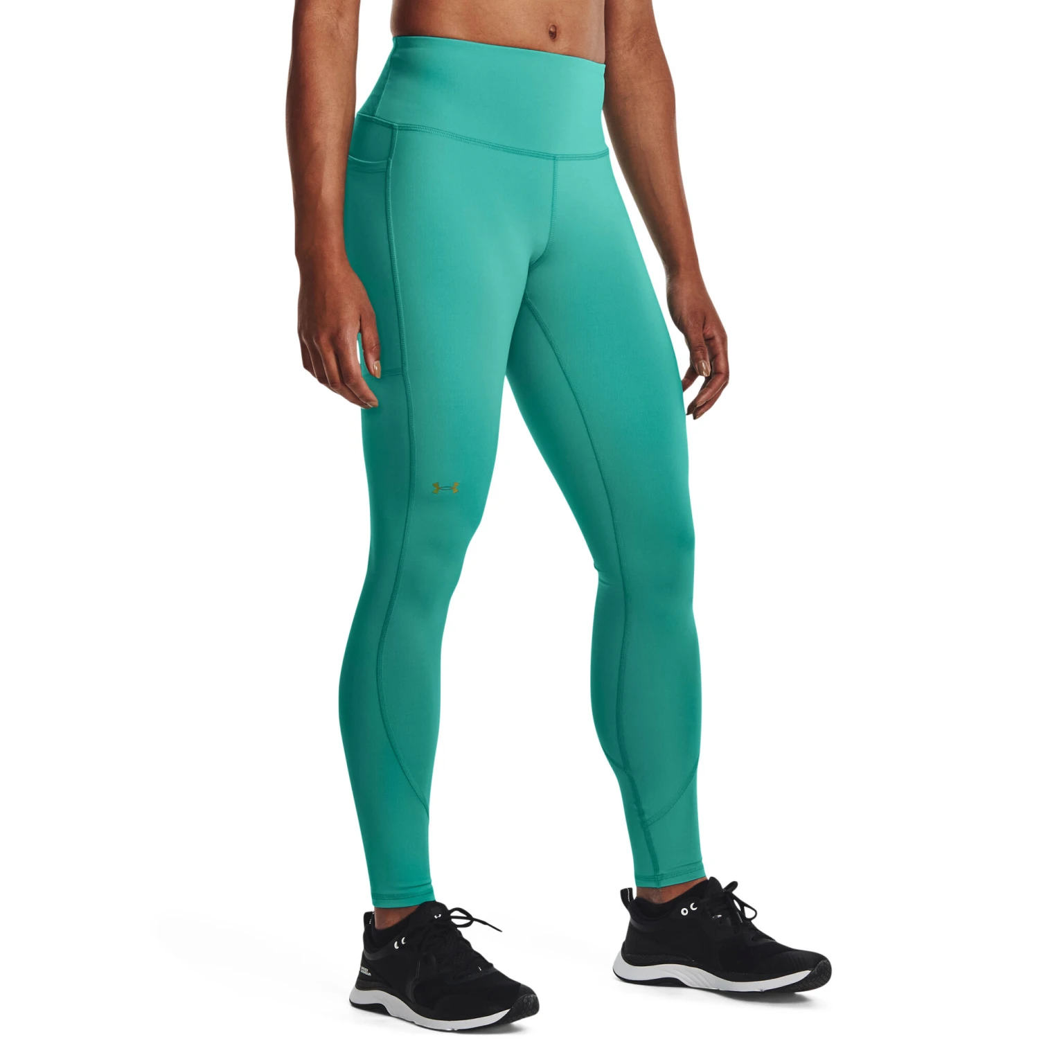 Under Armour Rush Calzamaglia Donna - Turchese 5 Under Armour Rush Calzamaglia Donna - Turchese - immagine 3