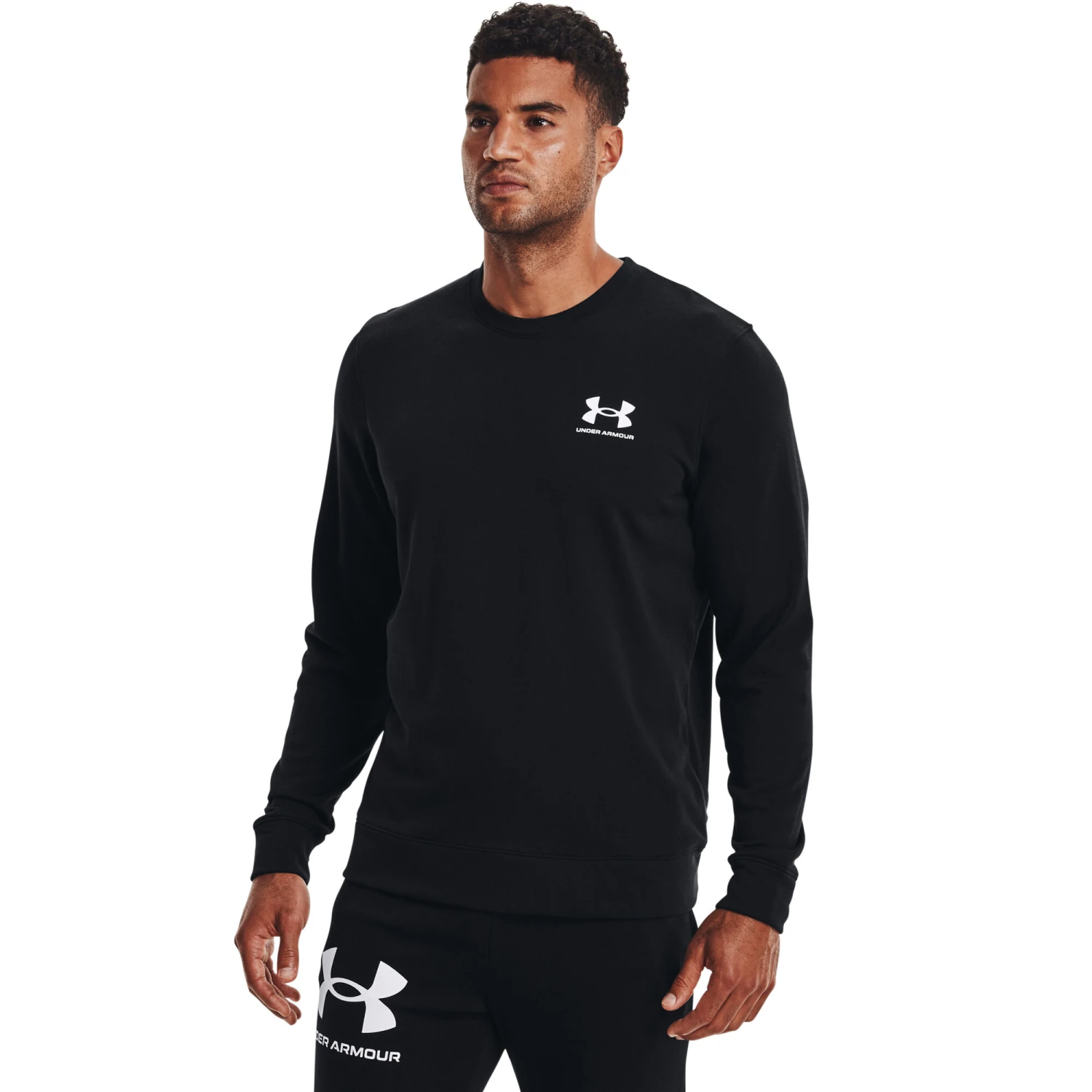 Under Armour Rival Terry LC Manica Lunga Uomini - Nero 5 Under Armour Rival Terry LC Manica Lunga Uomini - Nero - immagine 3