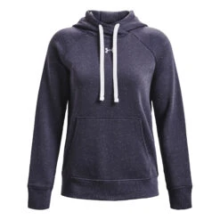 Under Armour Rival Fleece Felpa Con Cappuccio Donna - Grigio Scuro