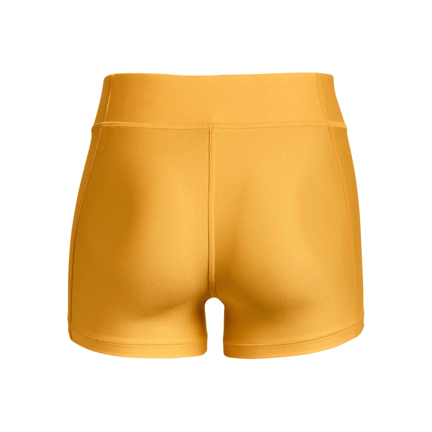 Under Armour Mid Rise Pantaloncino Attillato Donna - Giallo Oro 4 Under Armour Mid Rise Pantaloncino Attillato Donna - Giallo Oro - immagine 2