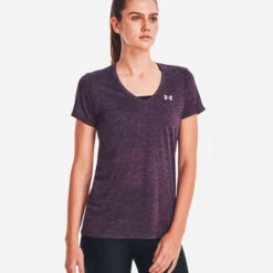 Under Armour Tech Twist Maglietta Donna - Viola -Attrezzatura Da Tennis 08464000 13