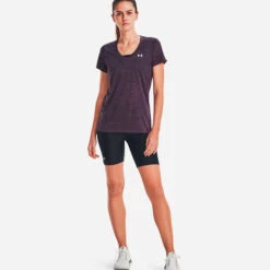 Under Armour Tech Twist Maglietta Donna - Viola -Attrezzatura Da Tennis 08464000 16