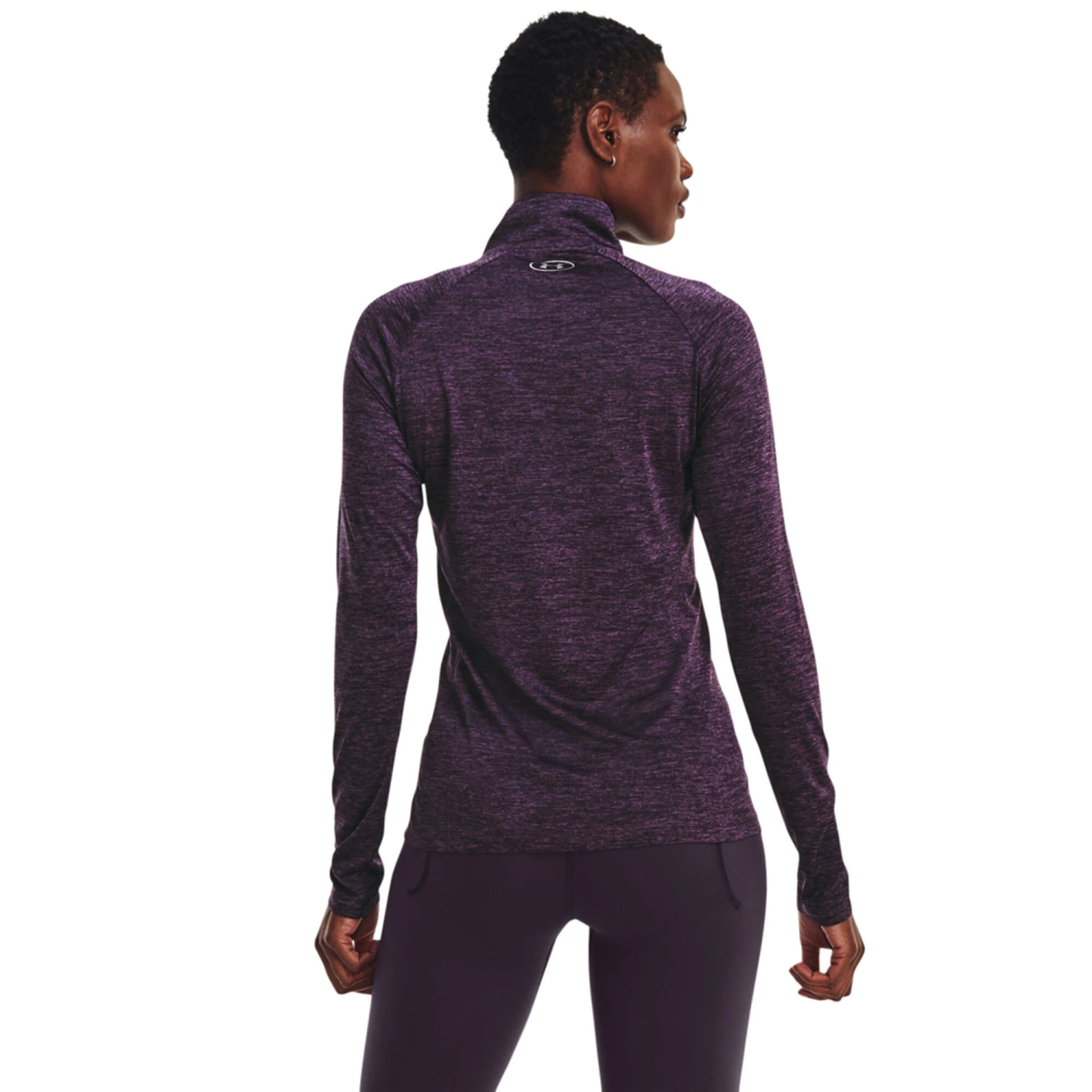 Under Armour Tech Half-Zip Warm Up Twist Manica Lunga Donna - Viola 6 Under Armour Tech Half-Zip Warm Up Twist Manica Lunga Donna - Viola - immagine 4