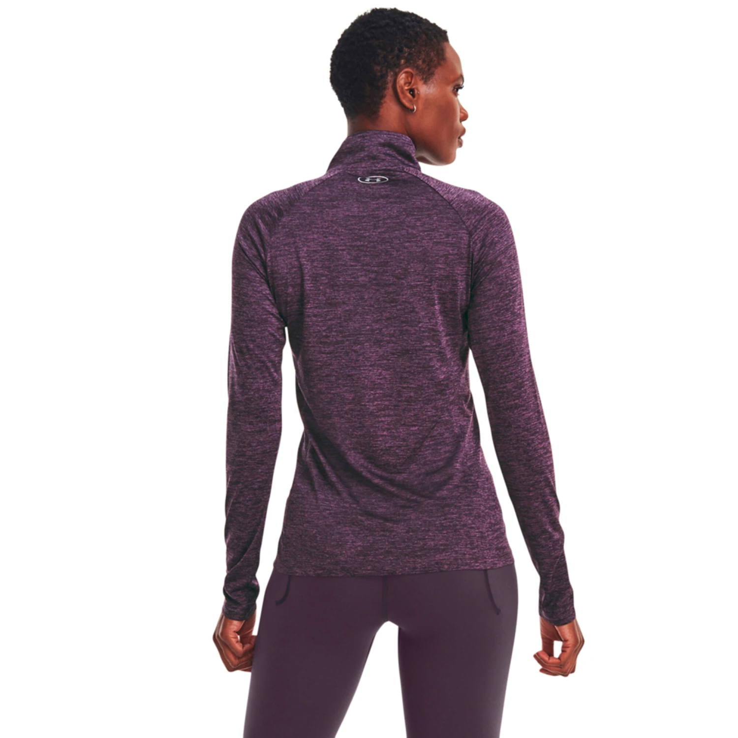 Under Armour Tech Half-Zip Warm Up Twist Manica Lunga Donna - Viola 9 Under Armour Tech Half-Zip Warm Up Twist Manica Lunga Donna - Viola - immagine 7