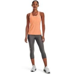 Under Armour Heatgear Racer Canottiera Donna - Arancione -Attrezzatura Da Tennis 08480000 15