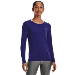Under Armour Heatgear Manica Lunga Donna - Blu Scuro 10 Under Armour Heatgear Manica Lunga Donna - Blu Scuro -Attrezzatura Da Tennis 08482000 13