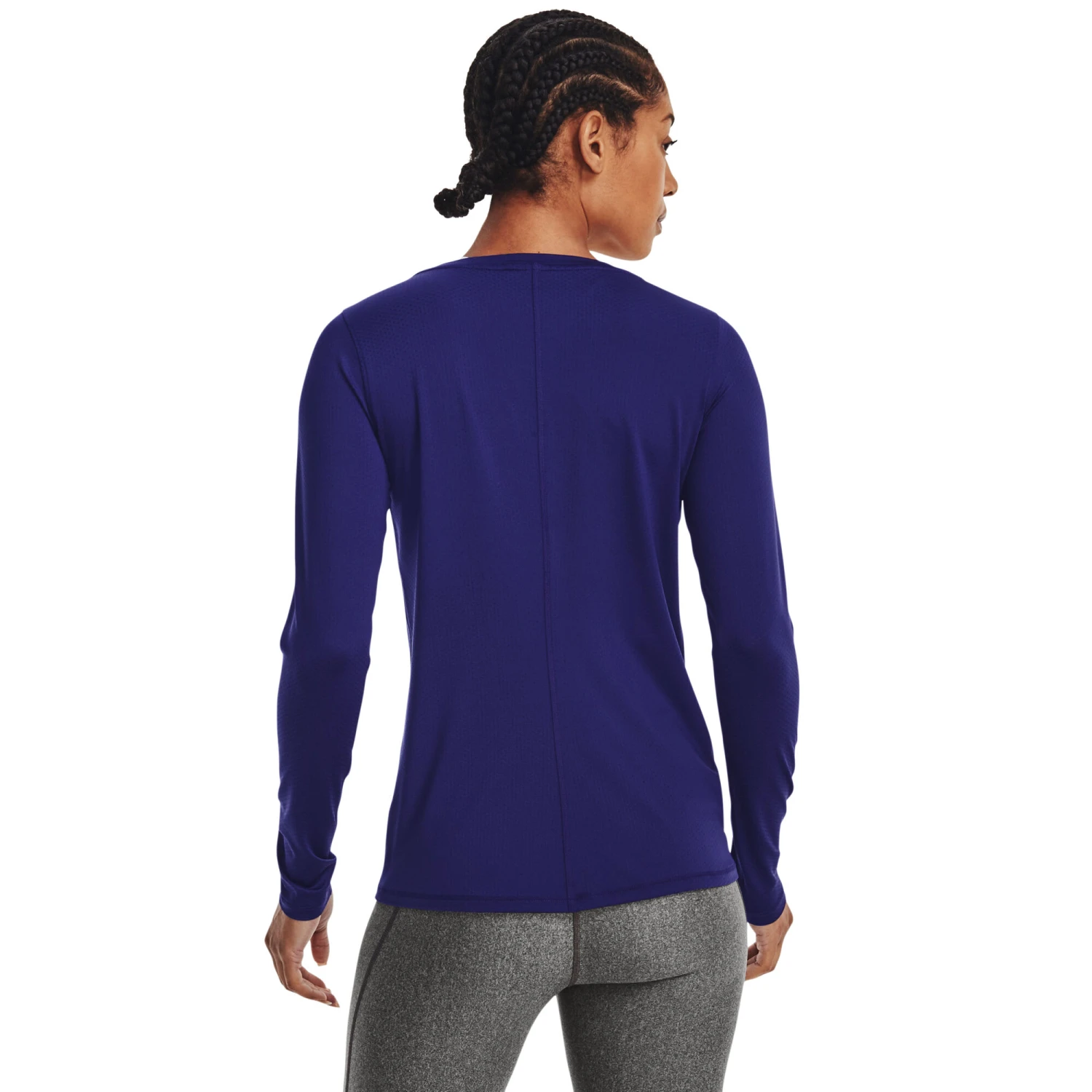 Under Armour Heatgear Manica Lunga Donna - Blu Scuro 6 Under Armour Heatgear Manica Lunga Donna - Blu Scuro - immagine 4