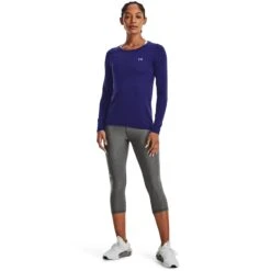 Under Armour Heatgear Manica Lunga Donna - Blu Scuro 12 Under Armour Heatgear Manica Lunga Donna - Blu Scuro -Attrezzatura Da Tennis 08482000 15