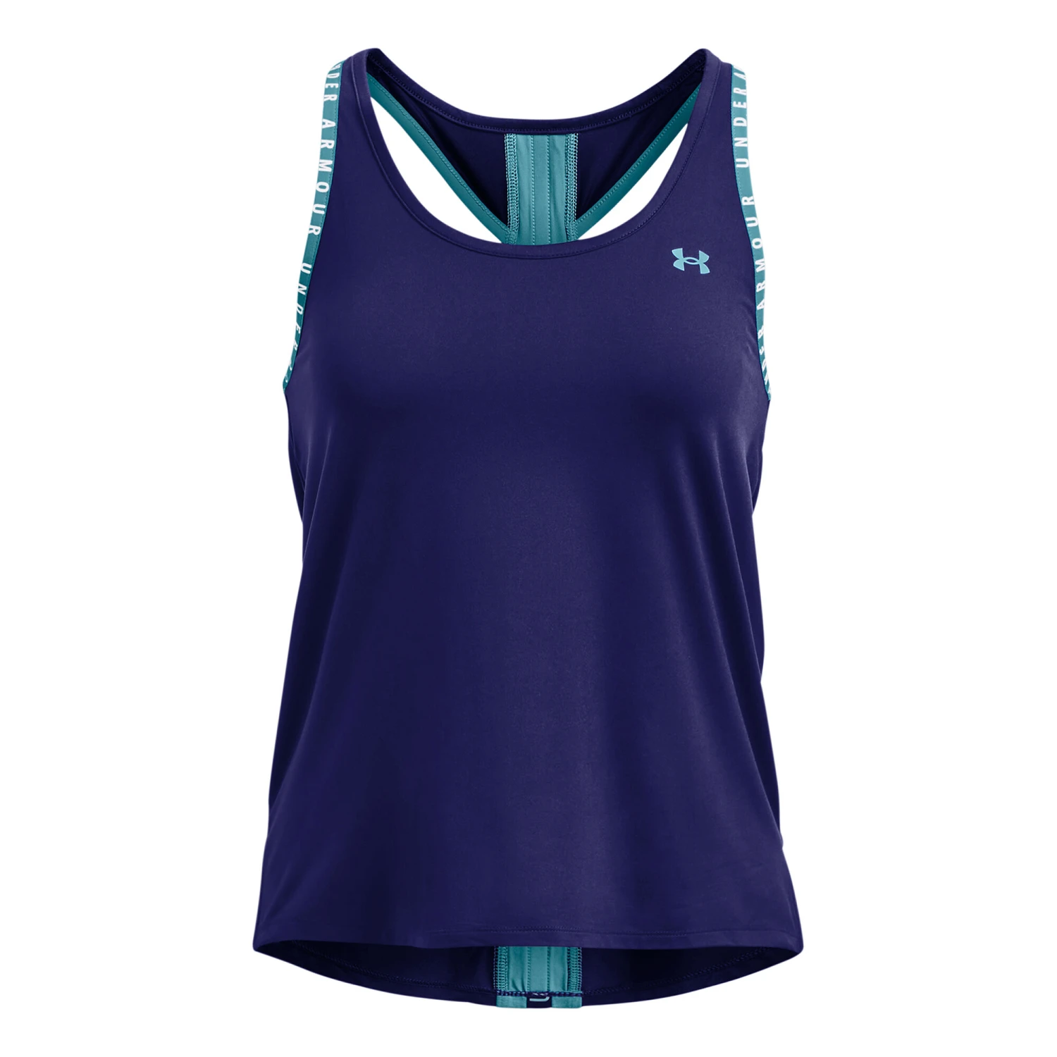 Under Armour Knockout Canottiera Donna - Blu Scuro, Turchese 3 Under Armour Knockout Canottiera Donna - Blu Scuro, Turchese