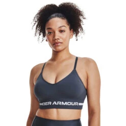 Under Armour Seamless Low Long Reggiseni Sportivi Donna - Grigio Scuro -Attrezzatura Da Tennis 08498000 13