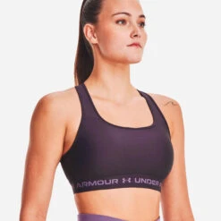 Under Armour Crossback Mid Reggiseni Sportivi Donna - Viola -Attrezzatura Da Tennis 08501000 13