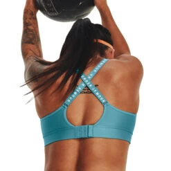 Under Armour Infinity Mid Covered Reggiseni Sportivi Donna - Turchese -Attrezzatura Da Tennis 08503000 14