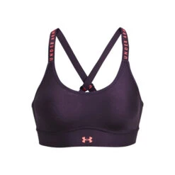 Under Armour Infinity Mid Covered Reggiseni Sportivi Donna - Viola