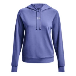 Under Armour Rival Terry Felpa Con Cappuccio Donna - Viola