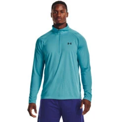 Under Armour Tech 2.0 Half-Zip Warm Up Manica Lunga Uomini - Turchese 10 Under Armour Tech 2.0 Half-Zip Warm Up Manica Lunga Uomini - Turchese -Attrezzatura Da Tennis 08520000 13