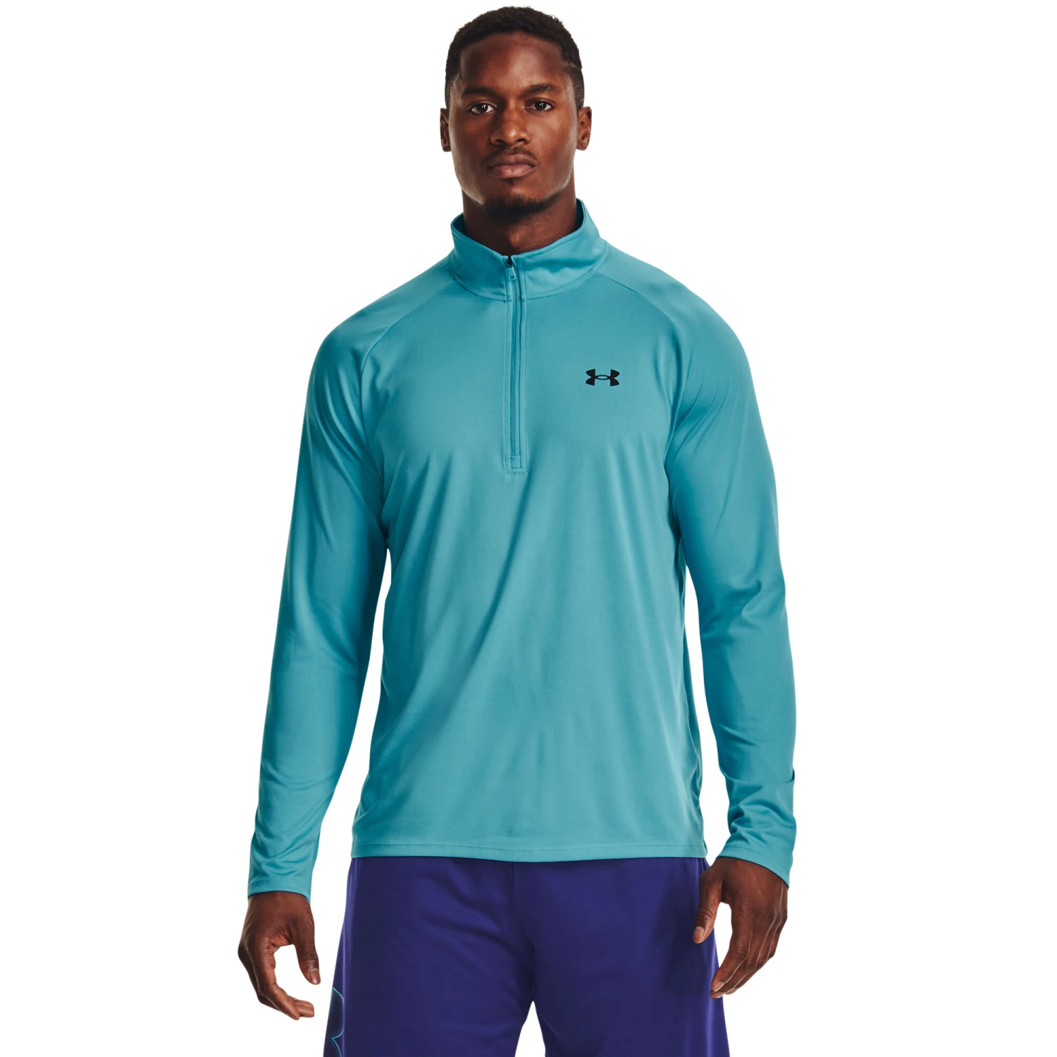 Under Armour Tech 2.0 Half-Zip Warm Up Manica Lunga Uomini - Turchese 5 Under Armour Tech 2.0 Half-Zip Warm Up Manica Lunga Uomini - Turchese - immagine 3