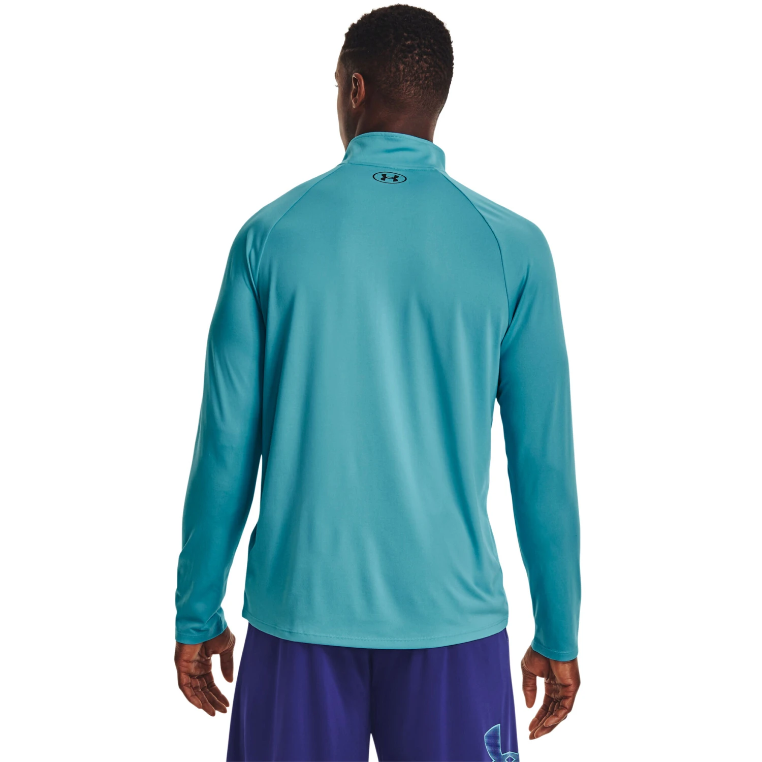 Under Armour Tech 2.0 Half-Zip Warm Up Manica Lunga Uomini - Turchese 6 Under Armour Tech 2.0 Half-Zip Warm Up Manica Lunga Uomini - Turchese - immagine 4