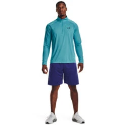 Under Armour Tech 2.0 Half-Zip Warm Up Manica Lunga Uomini - Turchese 12 Under Armour Tech 2.0 Half-Zip Warm Up Manica Lunga Uomini - Turchese -Attrezzatura Da Tennis 08520000 15