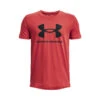 Under Armour Sportstyle Logo Maglietta Ragazzi - Rosso, Nero -Attrezzatura Da Tennis 08571000 000