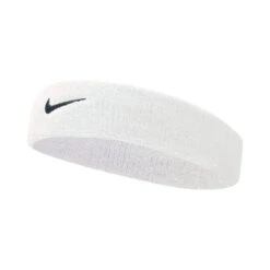 Nike Swoosh Fascia Per La Testa - Bianco, Nero