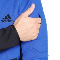 ADIDAS Designed 4 Gameday Full Zip Felpa Uomini - Blu, Blu Scuro -Attrezzatura Da Tennis 16687000 16