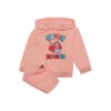 ADIDAS Oversized Fleece Jogger Babybekleidung Bambini - Rosa, Multicolore