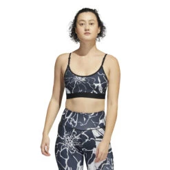 ADIDAS Training Flower Light-Support Reggiseni Sportivi Donna - Grigio, Bianco 11 ADIDAS Training Flower Light-Support Reggiseni Sportivi Donna - Grigio, Bianco -Attrezzatura Da Tennis 17107000 13