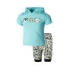 ADIDAS Tiger Set Babybekleidung Ragazzi - Turchese, Multicolore -Attrezzatura Da Tennis 17216000 000