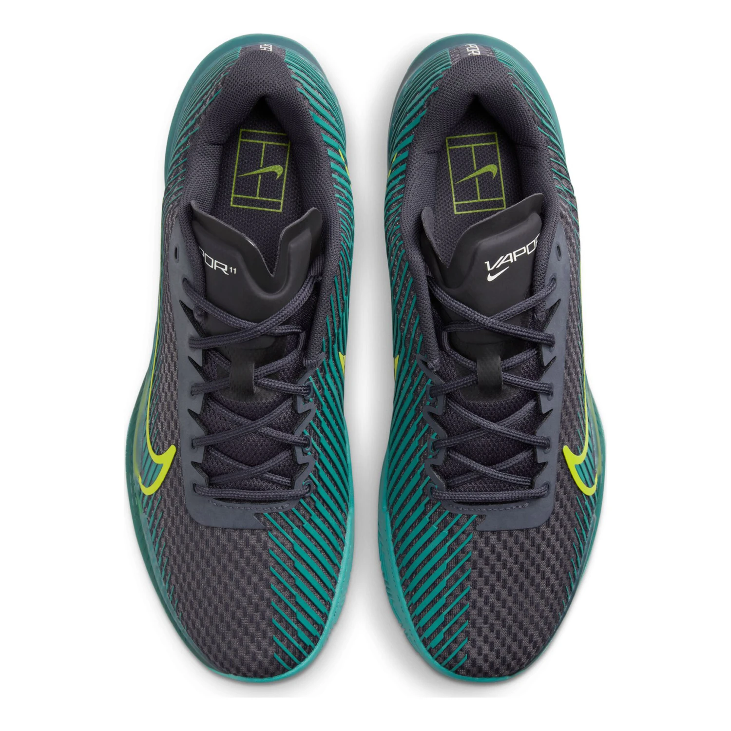 Nike Zoom Vapor 11 Scarpa Per Terra Rossa Uomini - Nero, Color Petrolio 5 Nike Zoom Vapor 11 Scarpa Per Terra Rossa Uomini - Nero, Color Petrolio - immagine 3