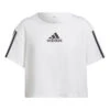 ADIDAS Cotton-Touch Cropped Maglietta Donna - Bianco -Attrezzatura Da Tennis 17394000 000