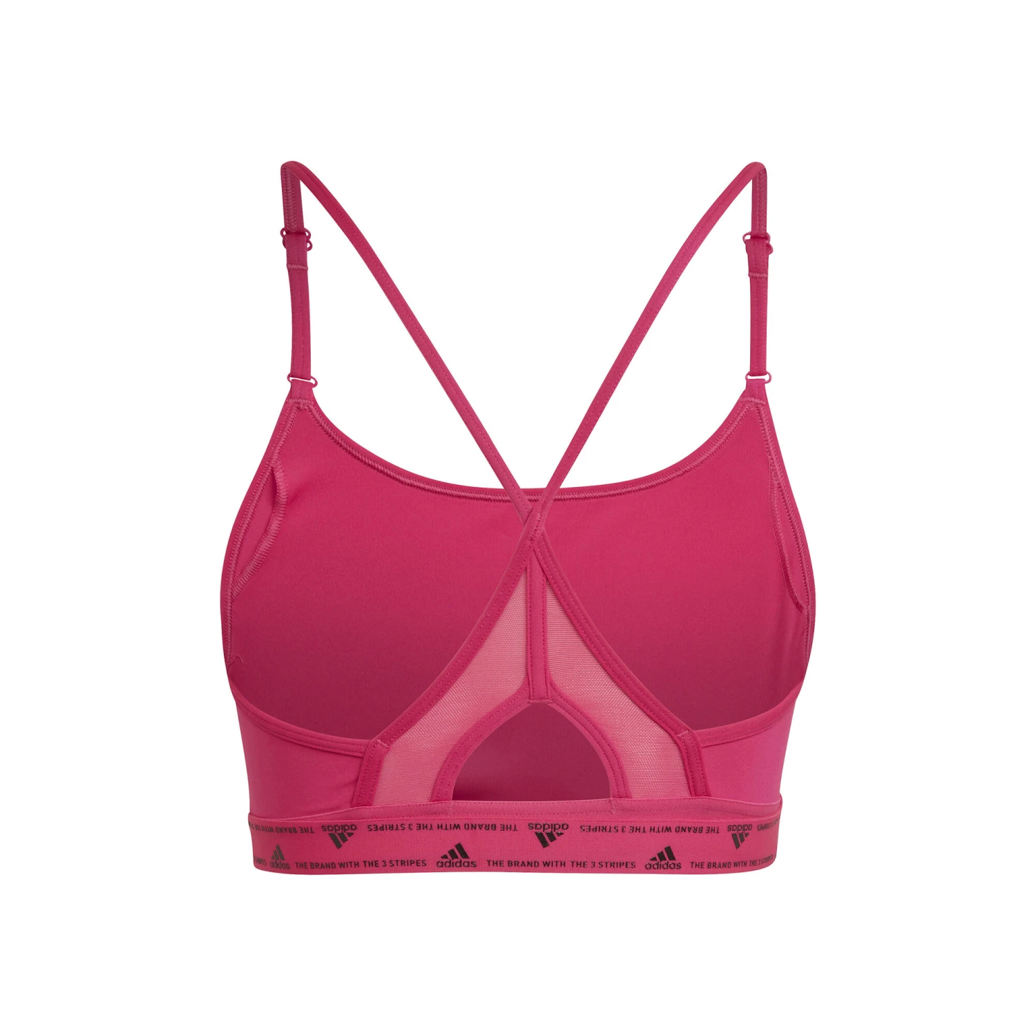 ADIDAS Aeroreact Low-Support 3 Stripes Reggiseni Sportivi Donna - Rosa 4 ADIDAS Aeroreact Low-Support 3 Stripes Reggiseni Sportivi Donna - Rosa - immagine 2