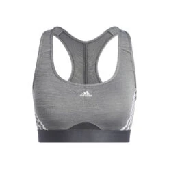 ADIDAS Aeroreact Low-Support 3 Stripes Reggiseni Sportivi Donna - Grigio