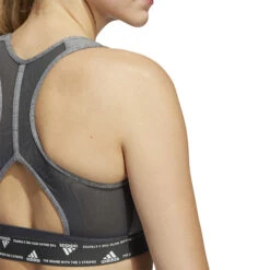 ADIDAS Aeroreact Low-Support 3 Stripes Reggiseni Sportivi Donna - Grigio -Attrezzatura Da Tennis 17408000 18