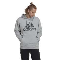 ADIDAS Camo Felpa Con Cappuccio Uomini - Grigio -Attrezzatura Da Tennis 17425000 13