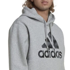 ADIDAS Camo Felpa Con Cappuccio Uomini - Grigio -Attrezzatura Da Tennis 17425000 18