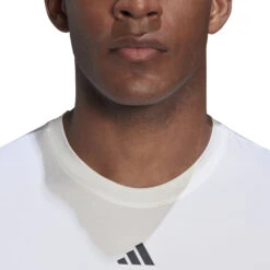 ADIDAS Tech-Fit Maglietta Uomini - Bianco 15 ADIDAS Tech-Fit Maglietta Uomini - Bianco -Attrezzatura Da Tennis 17495000 17
