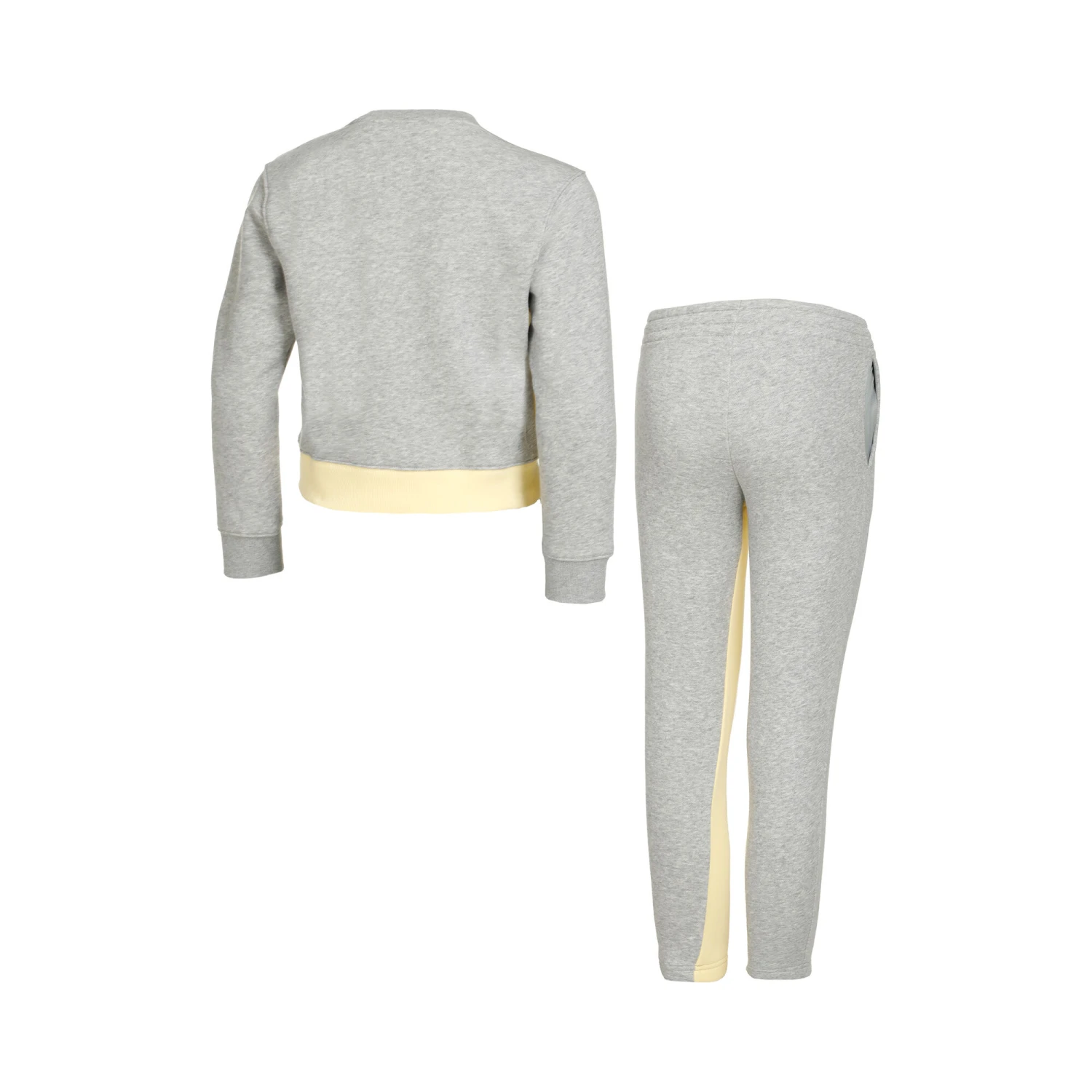 ADIDAS Badge Of Sport Cotton Tuta Da Allenamento Ragazze - Grigio 4 ADIDAS Badge Of Sport Cotton Tuta Da Allenamento Ragazze - Grigio - immagine 2