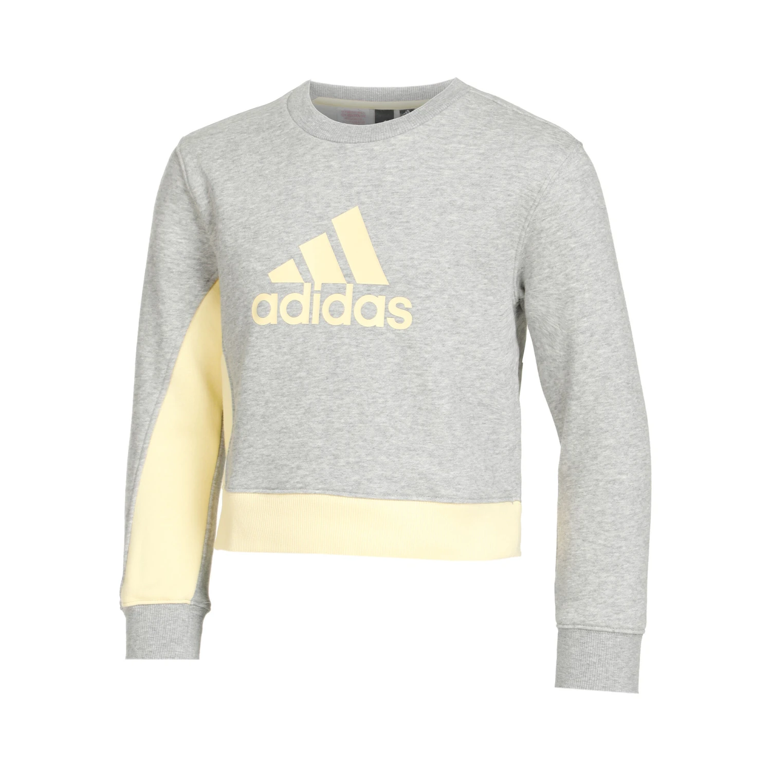 ADIDAS Badge Of Sport Cotton Tuta Da Allenamento Ragazze - Grigio 5 ADIDAS Badge Of Sport Cotton Tuta Da Allenamento Ragazze - Grigio - immagine 3