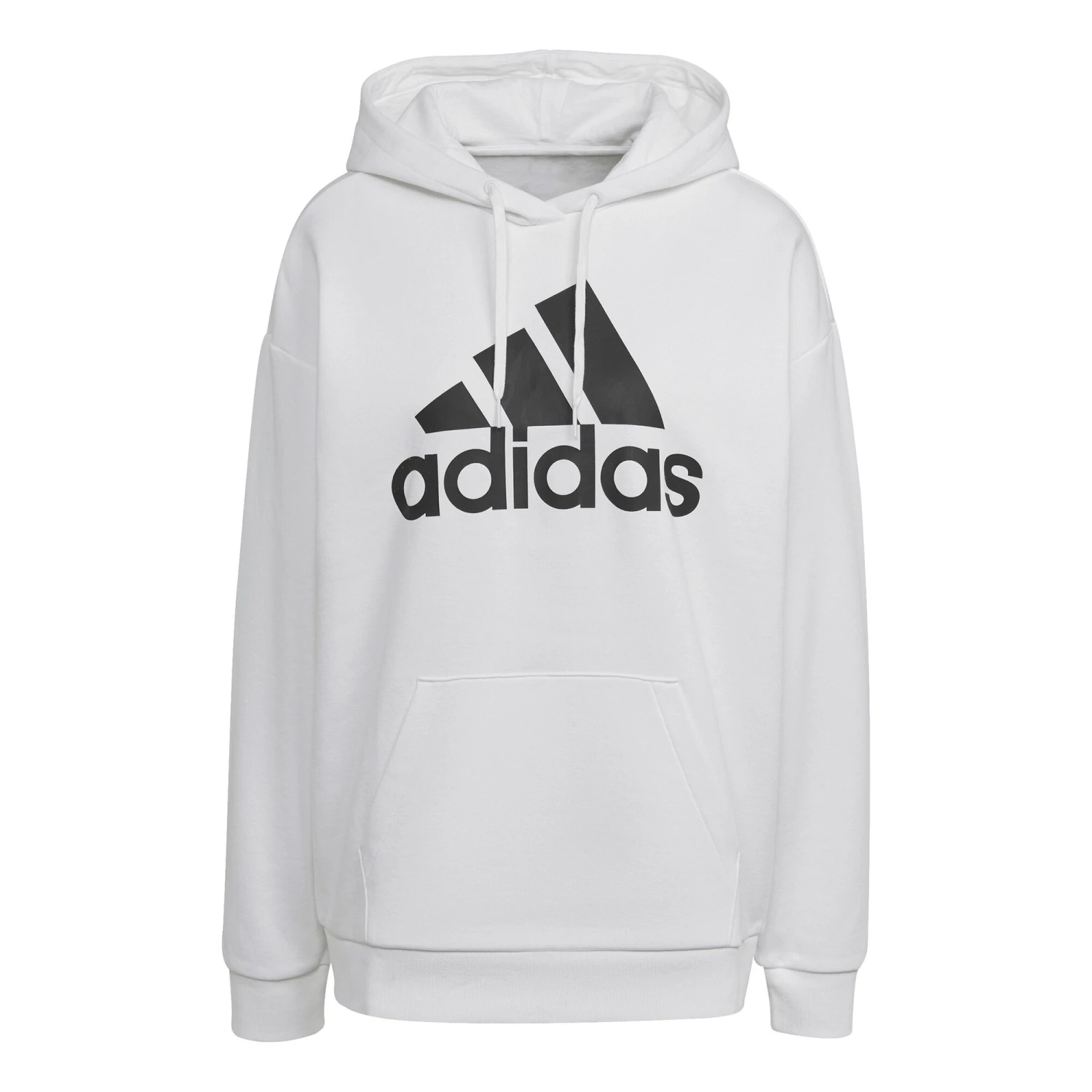 ADIDAS Essentials Logo Boyfriend Fleece Felpa Con Cappuccio Donna - Bianco 3 ADIDAS Essentials Logo Boyfriend Fleece Felpa Con Cappuccio Donna - Bianco