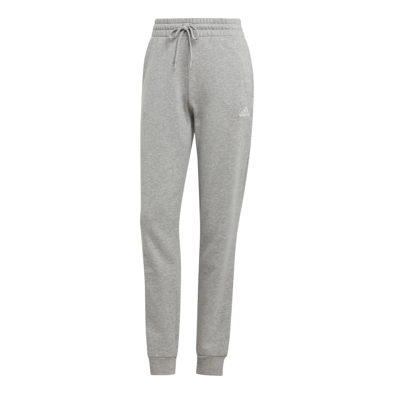 ADIDAS Essentials Linear French Terry Cuffed Pantalone Da Allenamento Donna - Grigio Chiaro, Bianco 3 ADIDAS Essentials Linear French Terry Cuffed Pantalone Da Allenamento Donna - Grigio Chiaro, Bianco