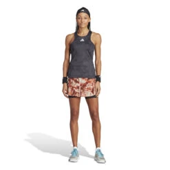 ADIDAS Paris Y- Canottiera Donna - Grigio Scuro -Attrezzatura Da Tennis 17814000 16