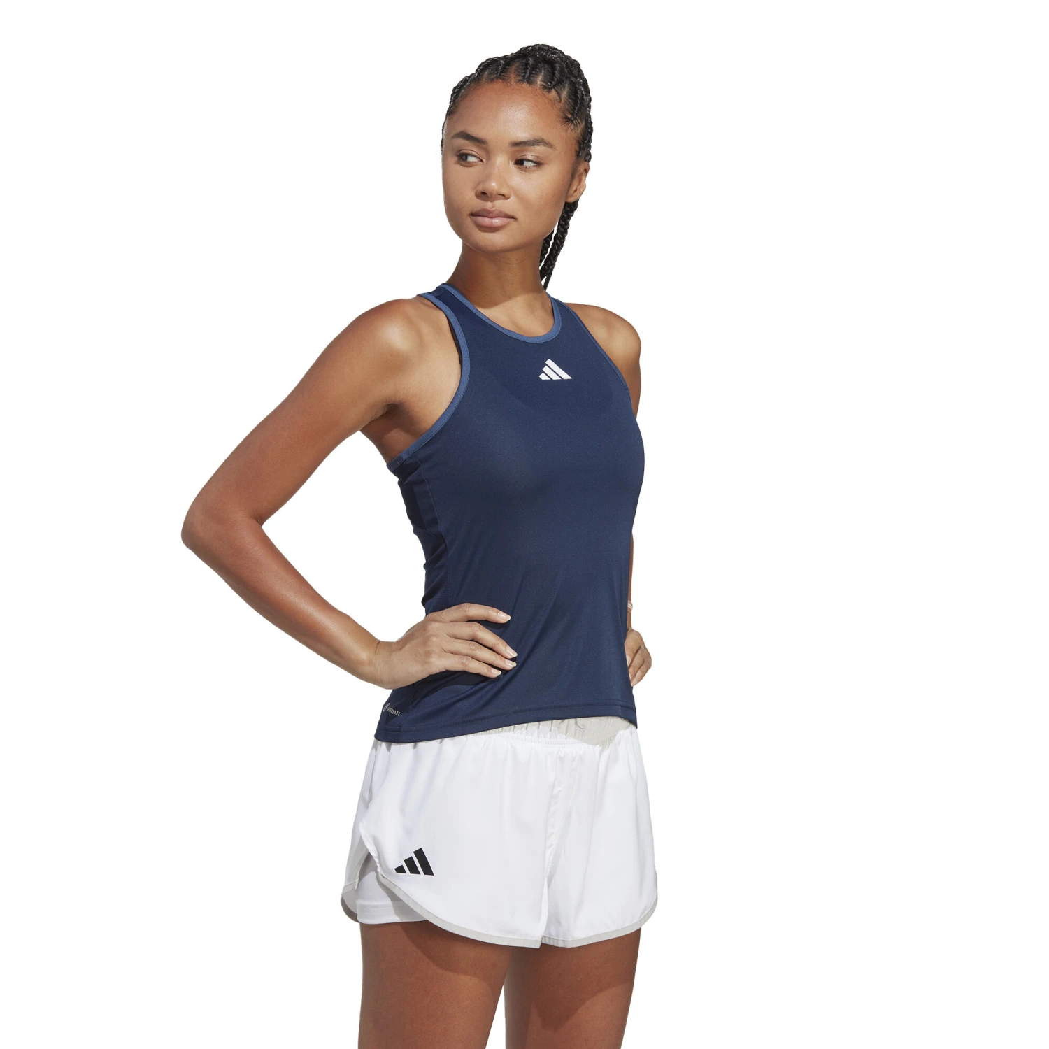 ADIDAS Club Canottiera Donna - Blu Scuro 6 ADIDAS Club Canottiera Donna - Blu Scuro - immagine 4