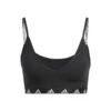 ADIDAS Purebare Light-Support Reggiseni Sportivi Donna - Nero, Bianco -Attrezzatura Da Tennis 17831000 000
