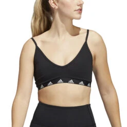 ADIDAS Purebare Light-Support Reggiseni Sportivi Donna - Nero, Bianco -Attrezzatura Da Tennis 17831000 16