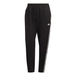 ADIDAS AEROREADY Made4Training Knit 3-Stripes Tapered Pantalone Da Allenamento Donna - Nero, Bianco