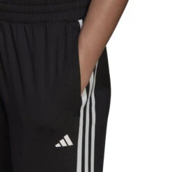 ADIDAS AEROREADY Made4Training Knit 3-Stripes Tapered Pantalone Da Allenamento Donna - Nero, Bianco -Attrezzatura Da Tennis 17832000 16
