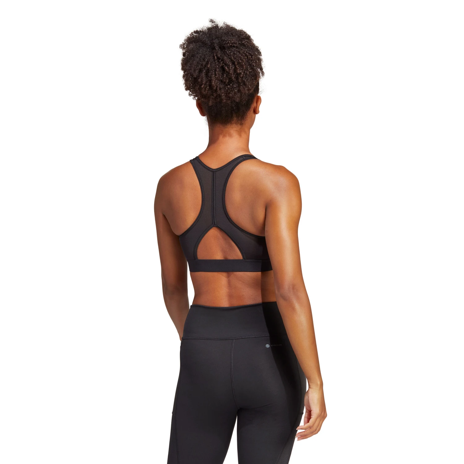 ADIDAS Training PowerReact Training Medium-Support Bra Reggiseni Sportivi Donna - Nero 6 ADIDAS Training PowerReact Training Medium-Support Bra Reggiseni Sportivi Donna - Nero - immagine 4