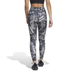 ADIDAS Essentials Train Printed High-Waisted Calzamaglia Donna - Grigio Scuro, Bianco -Attrezzatura Da Tennis 17864000 14