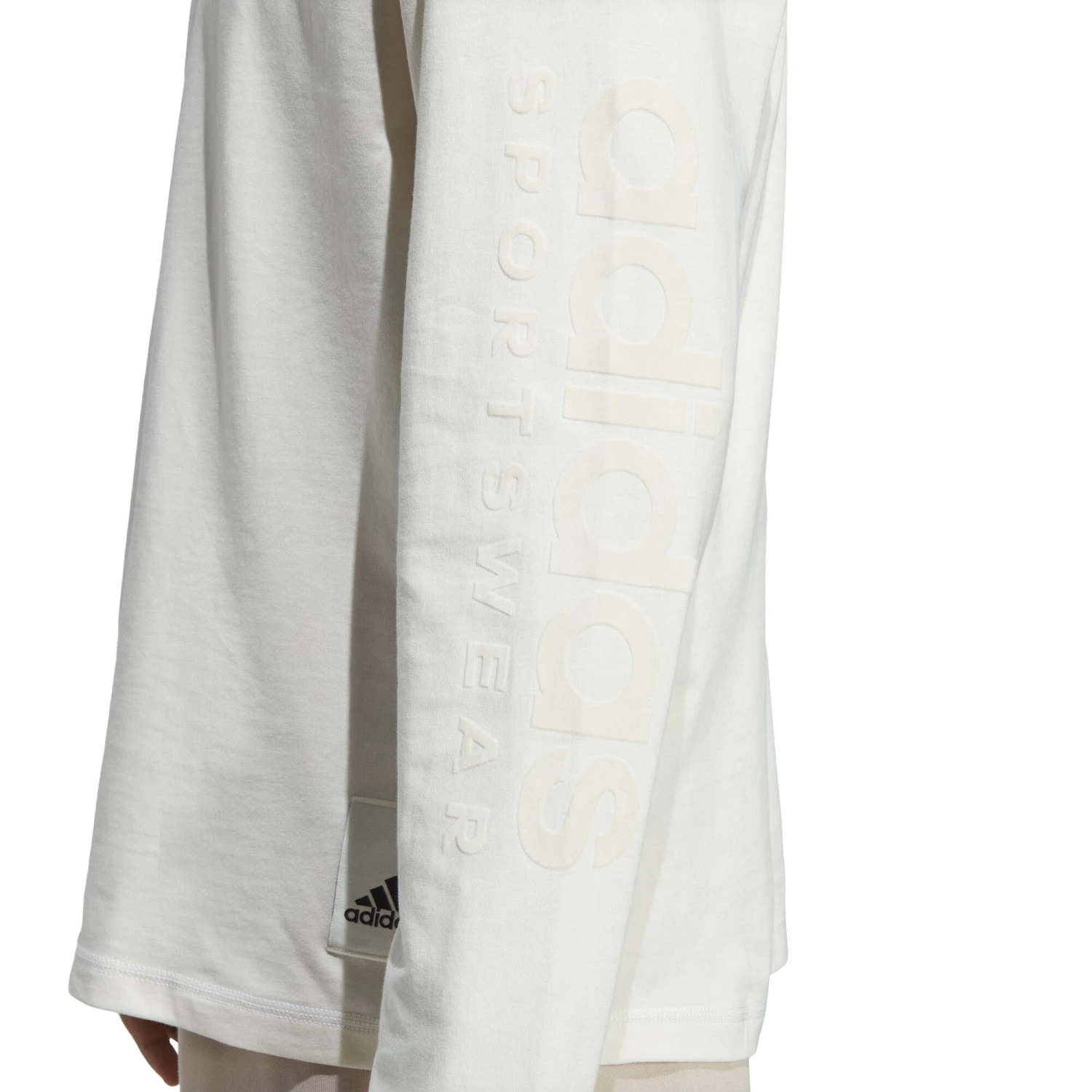 ADIDAS Lounge Long-Sleeve Top Manica Lunga Uomini - Bianco 6 ADIDAS Lounge Long-Sleeve Top Manica Lunga Uomini - Bianco - immagine 4